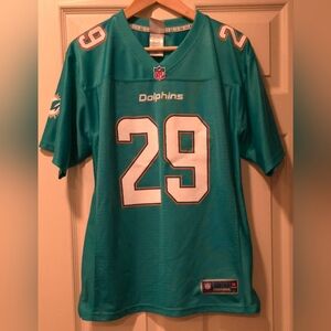 Teal NFL Dolphins Jersey #29 Ryan Fitzpatrick XL